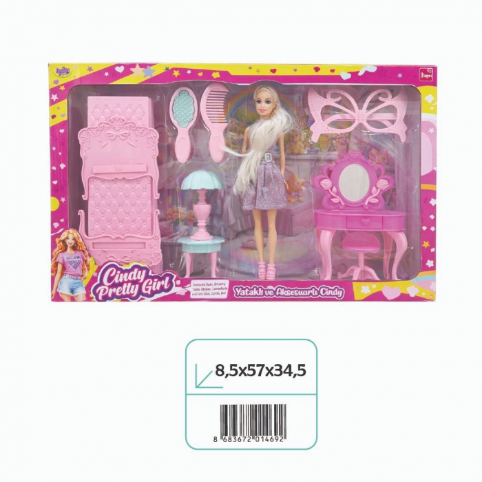 oydas oyuncak cindy doll little ancel anlily bebek karlar ülkesi