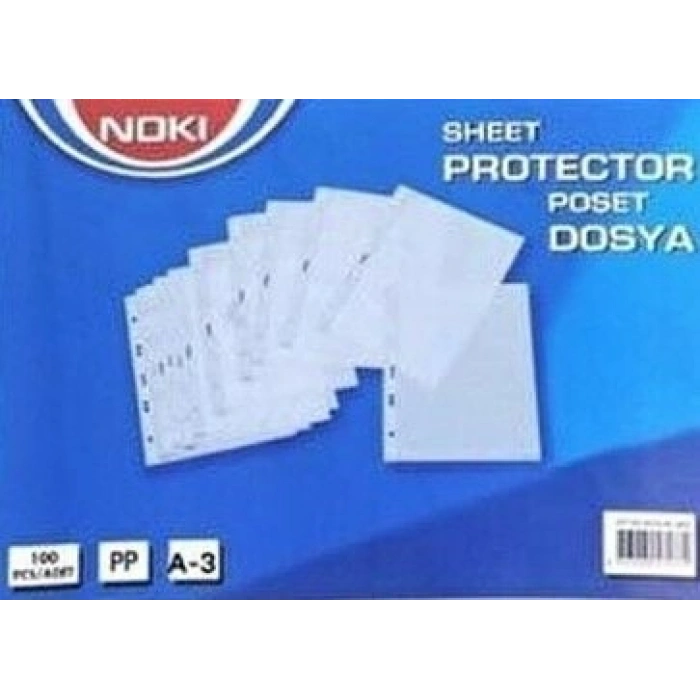 Noki 4836-P A3 Dikey 25 li Poşet Dosya
