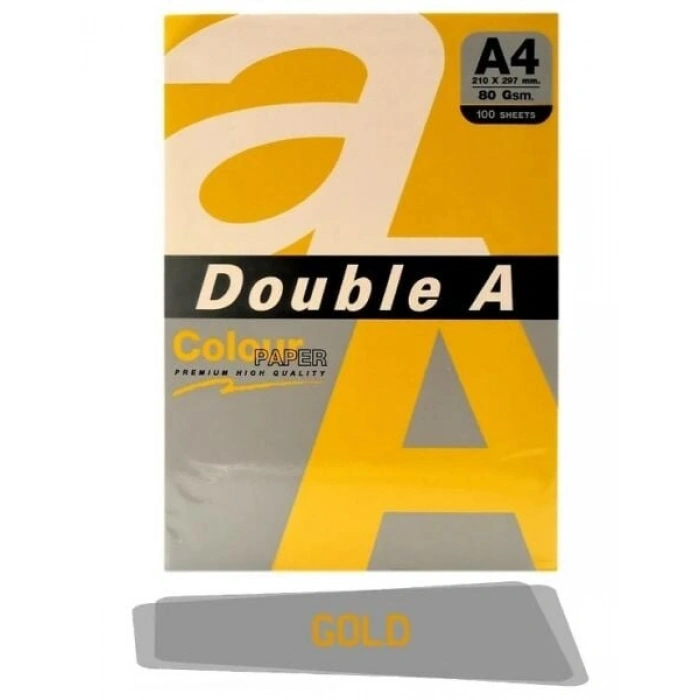 Double A A4 80gr 25li Altın Rengi Kağıt