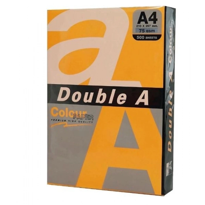 Double A A4 75gr 25li Fosforlu Turuncu Kağıt