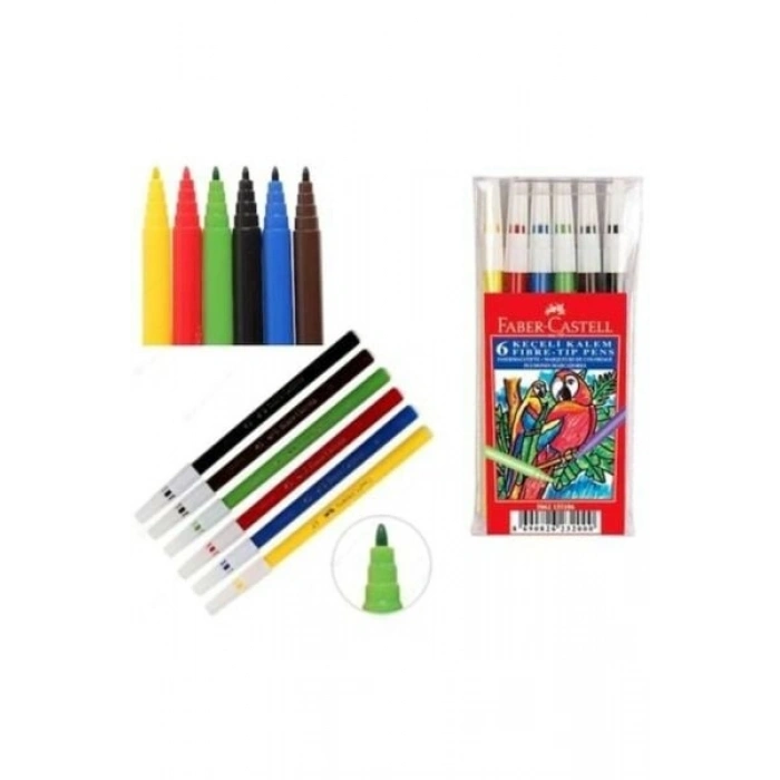 Faber Castell 6 lı Keçeli Kalem