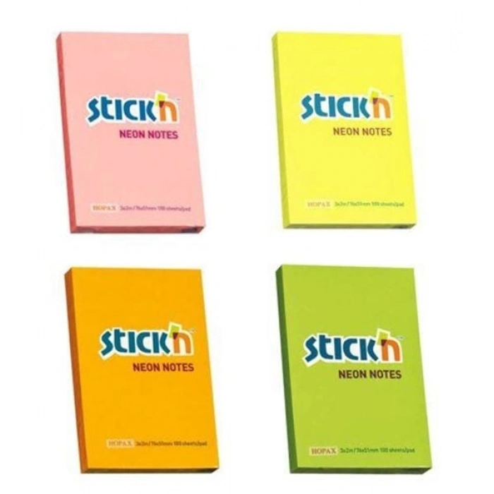 Gıpta Stickn 76x51 100 Yaprak Pastel Kavun İçi Yapışkanlı Not Kağıdı
