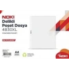 Noki 4830 A4 XL 100 lü Poşet Dosya