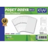 Kraf 1007 A4 Eco Poşet Dosya