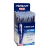 Pensan 2270 50 li 1 mm Mavi Büro Tükenmez Kalem