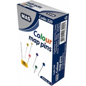Mas 320 32 mm Renkli Başlı Toplu İğne