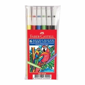 Faber Castell 6 lı Keçeli Kalem