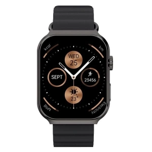 X-Level XW8012B X-WearSmart Bluetooth aramalı 1.96-inch Kan Oksijen Seviyesi Ölçer Siyah Akıllı Saat