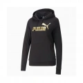Puma ESS+ Metallic Logo Sweatshirt 849096-01 Siyah-Gold