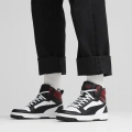 Puma Rebound v6 392326-24 Siyah Beyaz Kırmızı