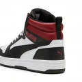 Puma Rebound v6 392326-24 Siyah Beyaz Kırmızı