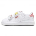 Puma Smash 3.0 Badges V Inf Beyaz-Pembe 397287-01