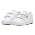 Puma Smash 3.0 Badges V Inf Beyaz-Pembe 397287-01