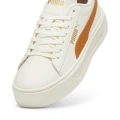 Puma Smash Platform 390758-12 Beyaz/Caramel