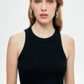 QUZU 24K60081 T-SHİRT SİYAH