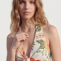 QUZU 26YBLZ02094 CROP BLUZ KREM