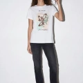 QUZU 26YTSH02191 T-SHİRT EKRU
