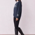 QUZU 27KSWT02528 SWEATSHİRT LACİVERT