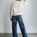 QUZU 27KSWT03084 EKRU SWEATSHİRT