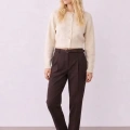 QUZU 27KTRK02821 TRİKO HIRKA KREM