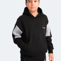 Slazenger Layne ST24WC006-520 Sweatshirt Siyah Gri