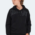 Slazenger LETTO ST24WC004-500 Sweat Siyah