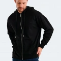 Slazenger Valter ST24WE049-500 Siyah Sweatshirt
