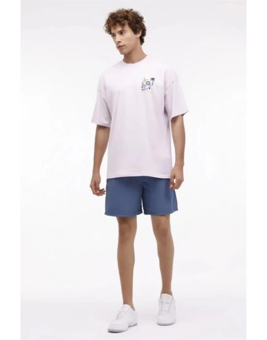 KINETIX ML MACK 11BCH-212 Lila T-Shirt