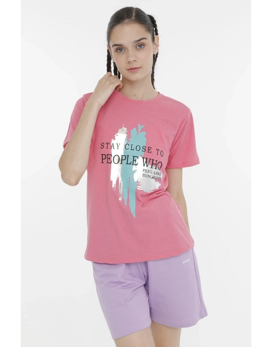 KİNETİX WL Layla 11FN17 T-Shirt Pembe