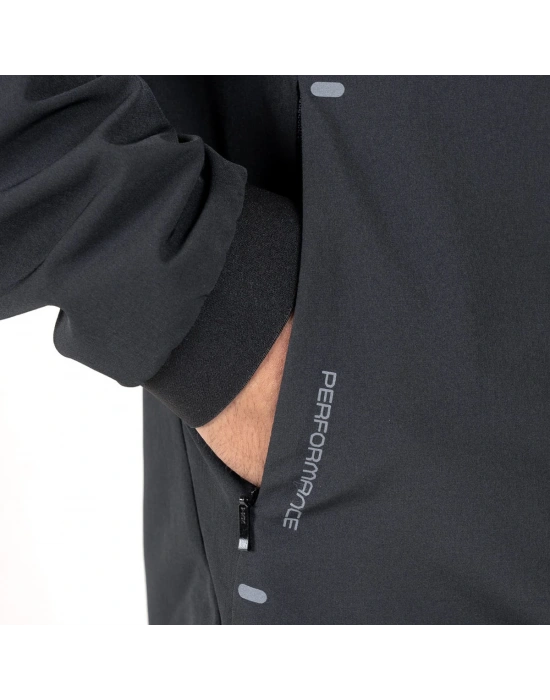 Lescon 23N-1148 Fermuarlı Kapşonlu Üst Siyah