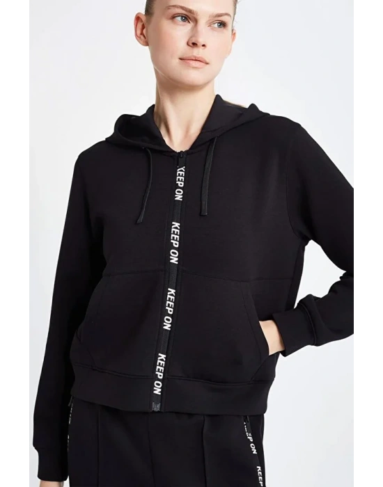 Lescon 24N-2136 Kapşonlu Üst Siyah