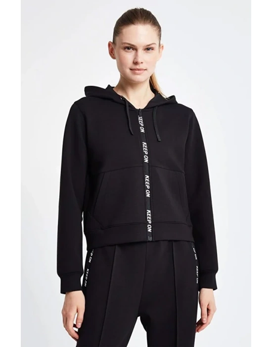 Lescon 24N-2136 Kapşonlu Üst Siyah