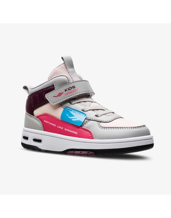 Lescon Samba Çocuk Spor Gri-Pmb-Mor (28-35)