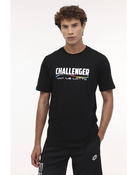 Lotto M-Lencer Tee 4FX T-Shirt Siyah
