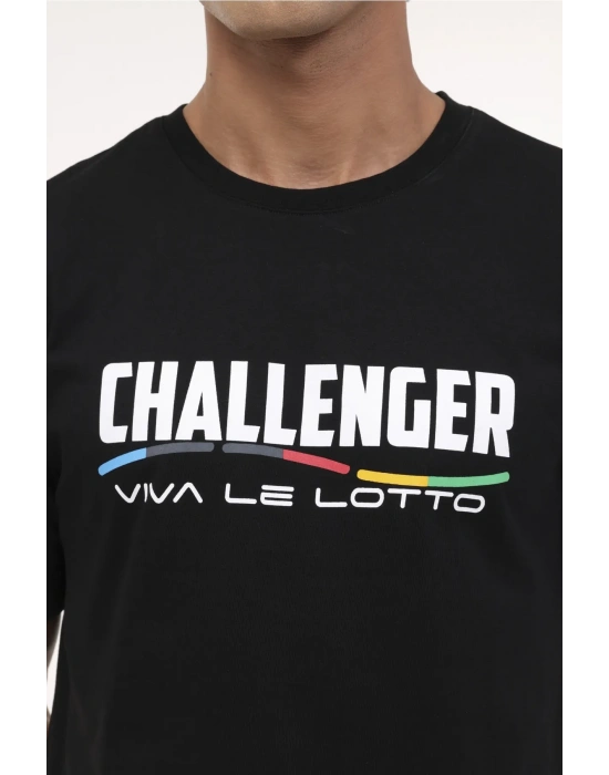 Lotto M-Lencer Tee 4FX T-Shirt Siyah