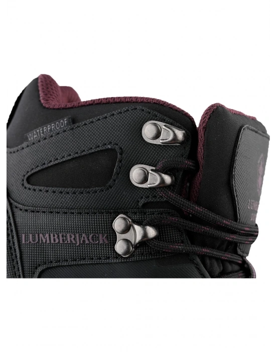 Lumberjack Andor Wmn Hi 5PR Siyah Mor (36-40)