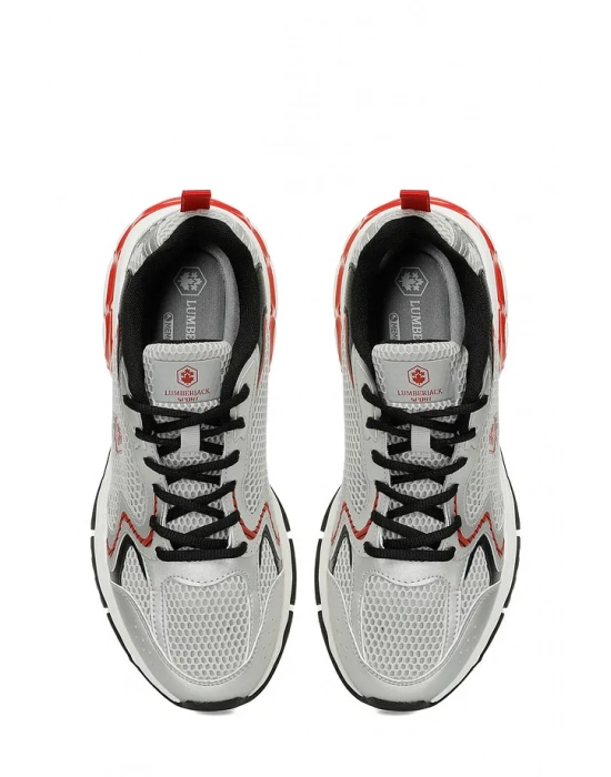Lumberjack Chuck 4PR Sneaker Gri Kırmızı