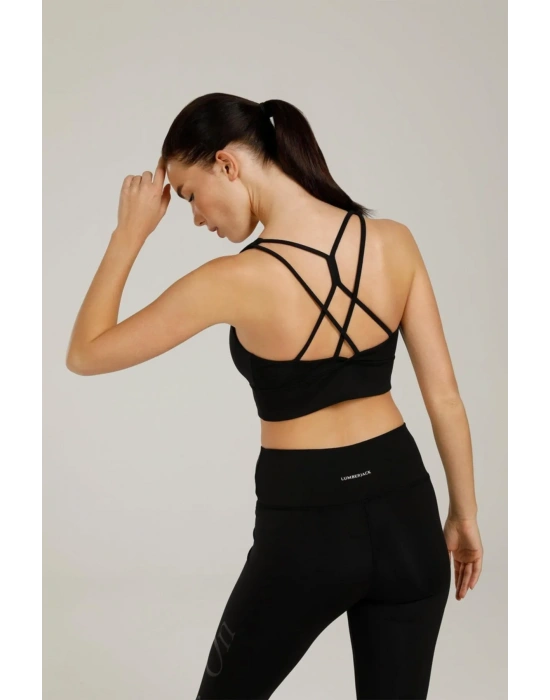 Lumberjack CT689 Sports Bra 2 Fx Siyah