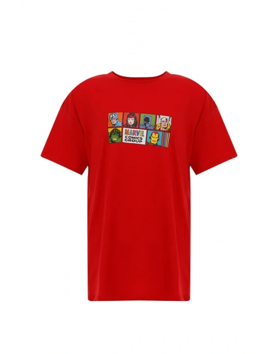 Lumberjack Marvel 11GFB627 T-Shirt Kırmızı