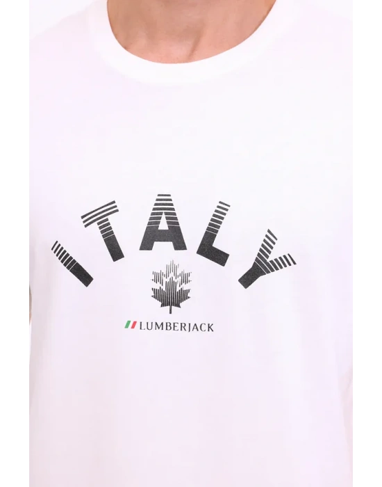 Lumberjack ML Austin 11SD1044 T-Shirt Beyaz