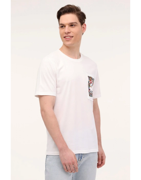 Lumberjack ML Fizzy 11ID343 4FX T-Shirt Beyaz