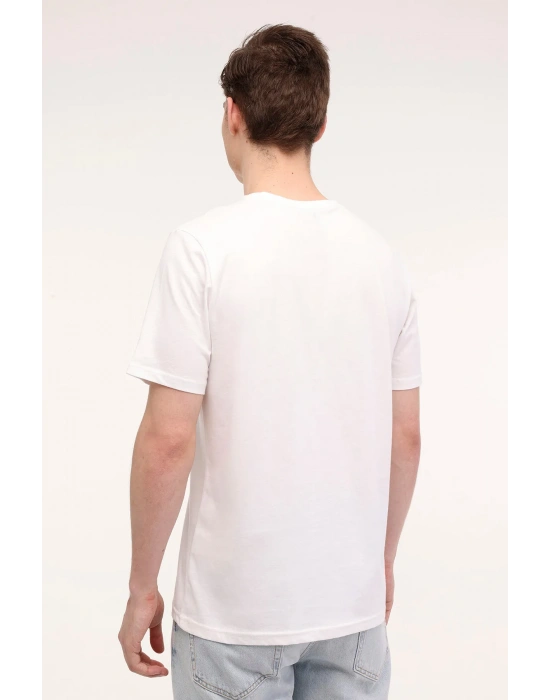 Lumberjack ML Fizzy 11ID343 4FX T-Shirt Beyaz