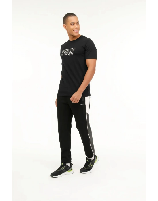 Lumberjack ML Heirs 11HS54 T-Shirt Siyah