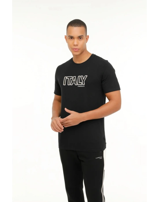 Lumberjack ML Heirs 11HS54 T-Shirt Siyah