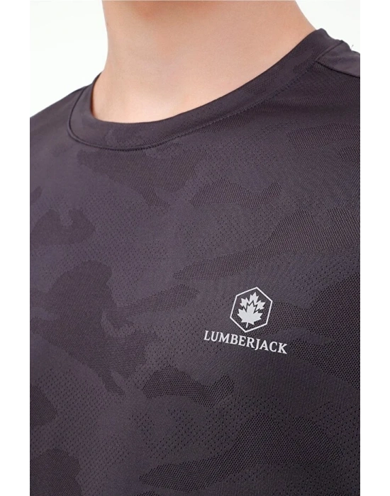 Lumberjack ML TED 11C-PRF1002 4FX T-Shirt Siyah