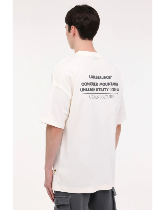 Lumberjack ML Uthar 11UT1009 T-Shirt Ekru