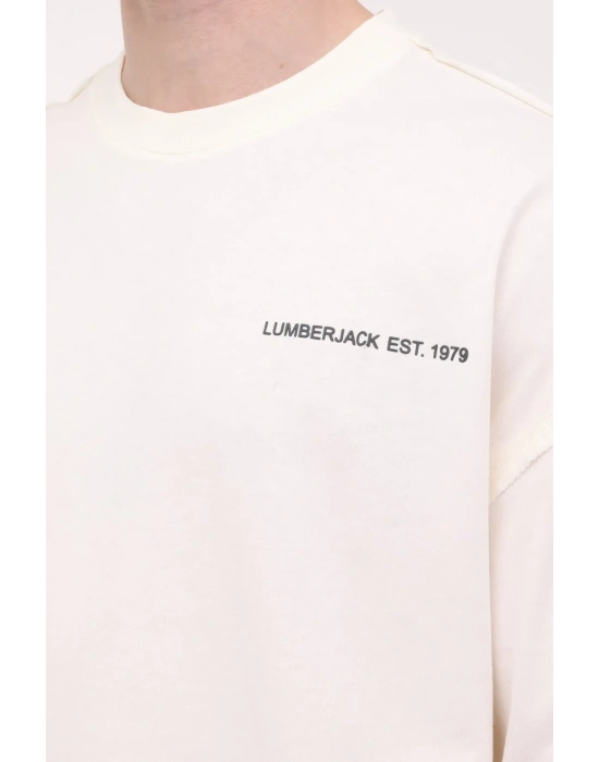 Lumberjack ML Uthar 11UT1009 T-Shirt Ekru