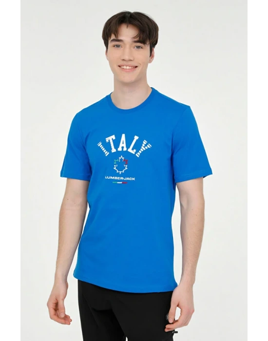 Lumberjack Renato 11ITL1029 T-Shirt Mavi