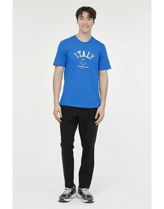 Lumberjack Renato 11ITL1029 T-Shirt Mavi
