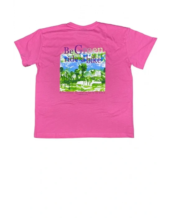 Lumberjack Wavy 11MD1055 T-Shirt Pembe
